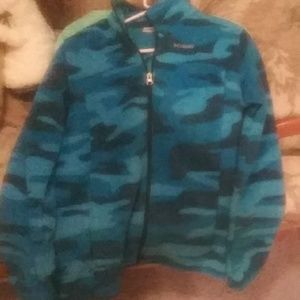 Never worn extra large boys Columbia blue camo